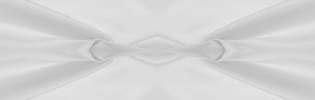 White silk, smooth elegant white silk or luxurious satin fabric texture can be used as a wedding...