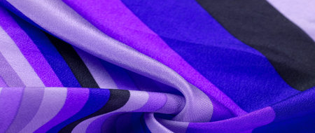 Texture, pattern, background, collection, silk fabric, striped fabric, blue azure pearl white lines, exquisite design.の写真素材