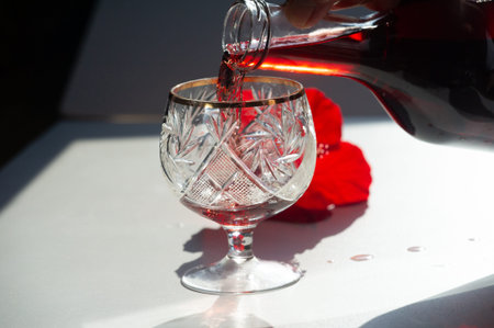 Top off your meal with a crystal wine glass and a sumptuous red wine. Create an elegant atmosphere...