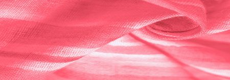 Texture, background, pattern, red raspberry stripes, cotton fabric.
