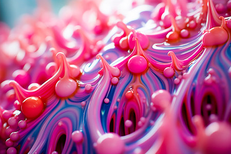 Unique 3D design inspired by the sea. Ideal for nautical themed projects and products. The vibrant pink color adds a pop of color to any project.の素材