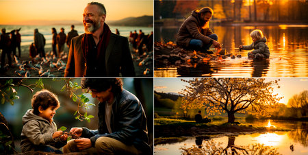 A person who makes others happy cannot be unhappy himself.の素材