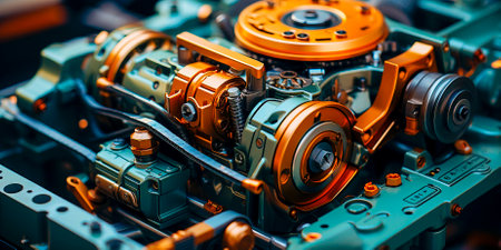 Unleash your inner speed demon! Our high-performance automotive engine promises an adrenaline rush on the road, delivering a balance of power, reliability and exciting driving dynamics.の素材