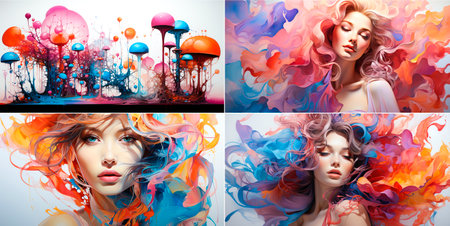 Curiosity piqued! With high eyebrows and a thoughtful expression, this woman's face tells the story of an inquisitive mind. Wonder Woman Curious Mindの素材