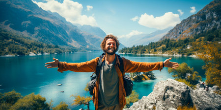 Experience the joy of traveling and exploring new places. Experience the beauty of nature and the freedom of adventure. Capture unforgettable memories and create stories that will last a lifetime.の素材