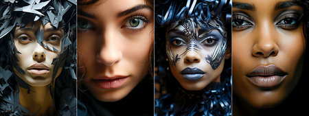 Black and white photography creates a sense of intimacy and emotion. The portrait conveys the vulnerability and roughness of the girl's intoxication.の素材