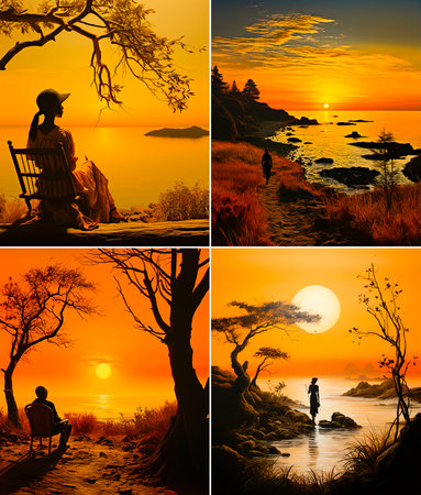 The artist specializes in creating hyper-realistic plein air beach scenes. Naturalistic textures are a key feature of the artist's work. The purpose of a work of art is to convey beautyの素材