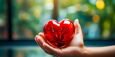 Protect your loved ones with hospital life insurance. Celebrate World Heart Day with a special insurance offer. Protect your health and financial future.の素材