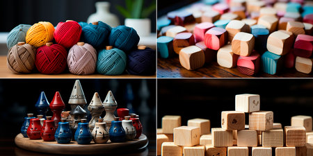 collage of 4 photos. quotes Any business, like any product, has risks. You won't be able to get around them.の素材