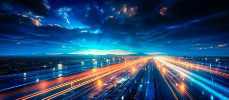 Create a mesmerizing visual experience with blue beams of light. Perfect for digital art projects or stage sets. Contrast the bright blue beams with a black background for a stunning effect.の素材