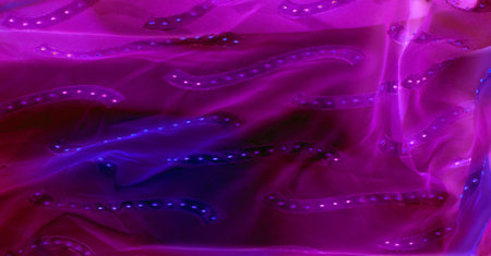 seamless kaleidoscope, pink silk. Silk crepe satin is a medium weight fabric with a shiny front....