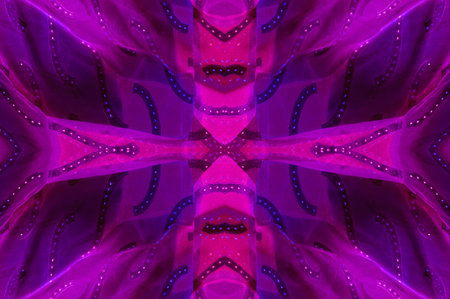 seamless kaleidoscope, pink silk. Silk crepe satin is a medium weight fabric with a shiny front....