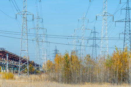 Industrial landscapes - Industrial heritage is composed of a set of heritage elements that create unique and inimitable landscapes where the footprint of industry is part of the geographic spaceの写真素材