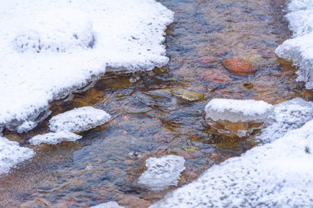 The river freezes in winter. My favorite part of winter with our local river is how the mist rolls...