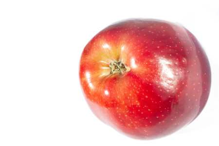 Apple on a white background. Apples are crunchy fruits that provide a lot of nutrients.