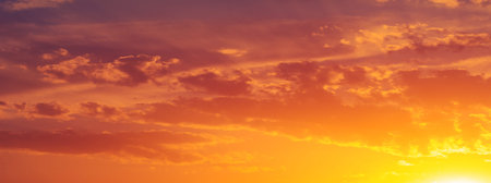 Clouds dawn sunset romance.