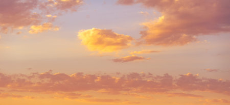 Clouds dawn sunset romance. Gentle romantic pink clouds at dawn. Gentle mood of sunrise, sunset,...