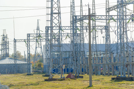Industrial landscape. Images of post-industrial landscapes and the environment. Artistic ideas about...