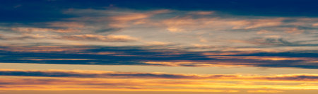 Clouds dawn sunset romance. No cloud is so dark that eventually the sun cannot shine through it.の写真素材
