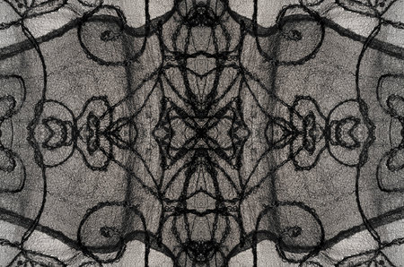 Background, texture, pattern, silk fabric, black lace pattern