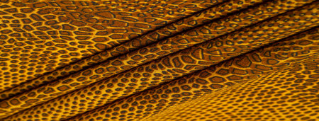 yellow-brown silk fabric, animal skin African theme. All projects are new and developed in our...