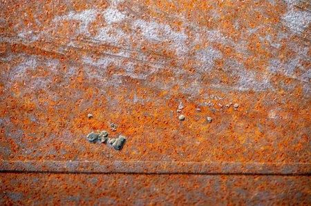 Rust. Steel, cast iron. Texture, background, pattern. Rust is an iron oxide, usually a reddish brown...