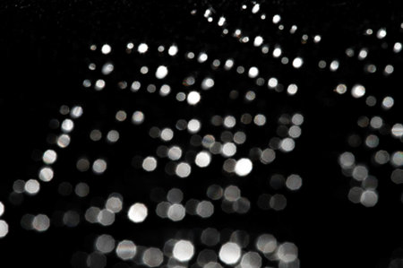 blurred background, abstract double exposure of blurred fabric, dark background with lens flare effect concept. High resolution photo, bokeh, blur, art, focus, design, shape, macro,の写真素材