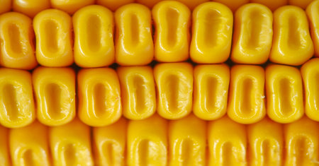 The corn plant is a tall annual grass with a stout, a cereal plant of the cereal family (Poaceae) and its edible grain. Corn is used as livestock feed, as food for humans, as biofuelの写真素材