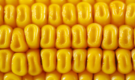 The corn plant is a tall annual grass with a stout, a cereal plant of the cereal family (Poaceae) and its edible grain. Corn is used as livestock feed, as food for humans, as biofuelの写真素材