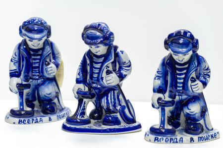 Look for valuable items such as gold nuggets and gzhel figurines. Become a successful prospector with the right tools and techniques. Learn the history and value of different types of artifacts,の写真素材