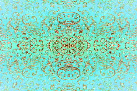 Seamless texture. Silk fabric. Blue-green-red shades. If you're looking for sophisticated beauty,...