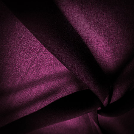 Transparent dark red chiffon, silk, red venetian abstract background. - it is a soft transparent fabric with a slight roughness (matte, crepe) due to the use of twisted yarnの写真素材