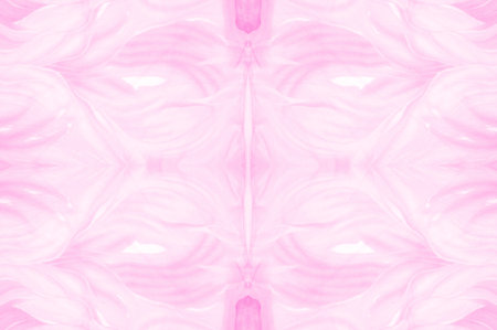 Seamless kaleidoscope, pink silk. Stand out from the crowd in vibrant color that reflects light in shimmering ripples of delightful sophistication with this hot pink silk crepe de chine.の写真素材