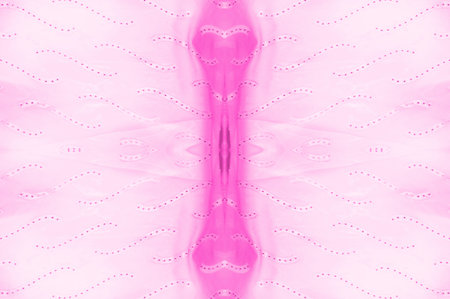 Seamless kaleidoscope, pink silk. Stand out from the crowd in vibrant color that reflects light in...
