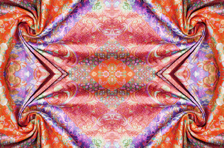 seamless. Brocade. The ancient heart of the Milky Way galaxy lies hidden in this luxurious ruby,...