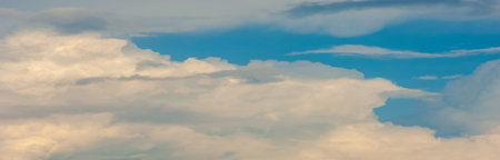 Clouds dawn sunset romance. Endless horizons and the setting sun. The sun says goodnight again