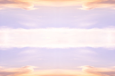 Clouds dawn sunset romance. Endless horizons and the setting sun. The sun says goodnight again