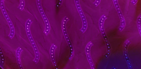 seamless kaleidoscope, pink silk. Silk crepe satin is a medium weight fabric with a shiny front....