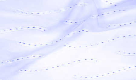 seamless kaleidoscope, blue silk. Rest - at any time of the day! - Lining your projects with our lush, soothing jacquard lining in navy blue and royal skies!の写真素材