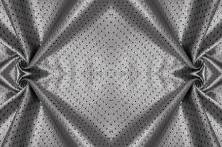 seamless. Fabric with a metallic sheen in small polka dots. black. Be the center of attention at...