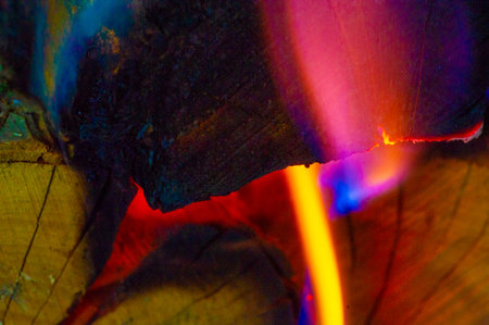 Fire flame. Fast and powerful source of heat and light Can be used for cooking, heating or as a...