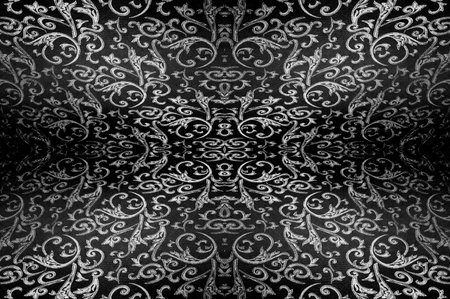 Seamless texture. black color. Made from high quality polyester and silk satin, this satin will embody your inner royal spirit. It is an elegant fabric with a more attractive appearance.の写真素材