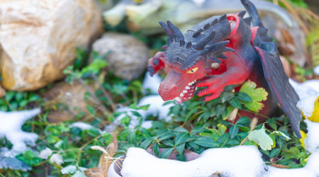 Autumn leaves on the branches of trees.の写真素材