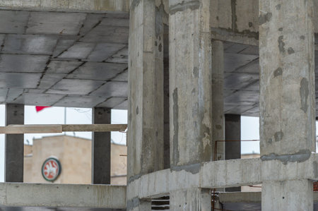 Construction of the mosque during the winter months Specialized methods and materials for cold...