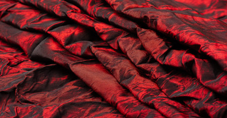 Red fabric. Rich texture, nice rough hand combined with its own visual graininess. A fresh yet...