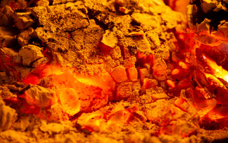 Fire in the fireplace. In the warm light of a campfire, our pupils naturally dilate.