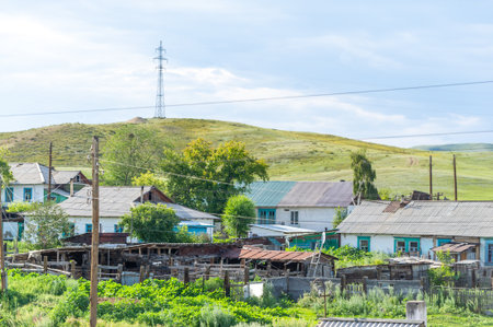 Remote location in Siberia Traditional village setting with unique culture and customs Potential for ecotourism Opportunity to enjoy untouched natural beautyの写真素材