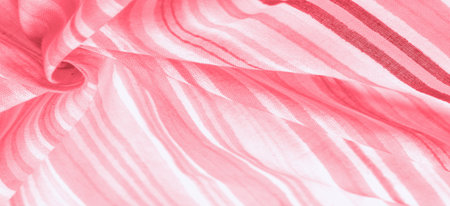 Texture, background, pattern, red raspberry stripes, cotton fabric, blanket, woolen fabric - these are outerwear designed to keep the body warm.の写真素材