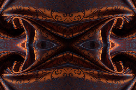 Seamless texture. Silk lustrous polyester satin, fine in structure and very smooth. It's easy to create a classic project with this chic satin fabric.の写真素材