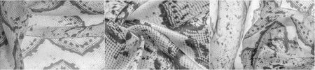 Black and white fabric with a stylish gray pattern. Square and linear design for added texture and...